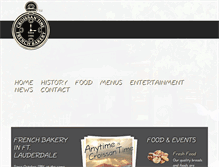 Tablet Screenshot of croissantime.com